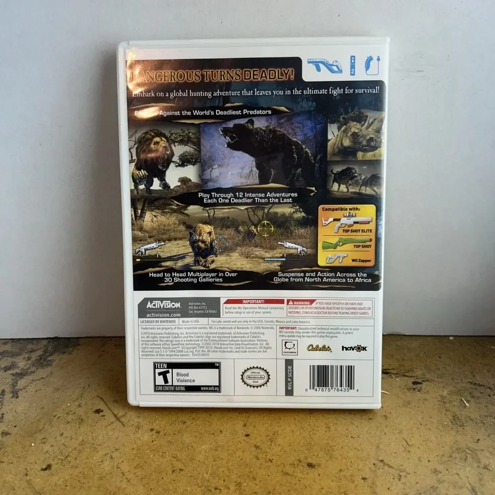 Cabelas Dangerous Hunts 2011 - Nintendo Wii